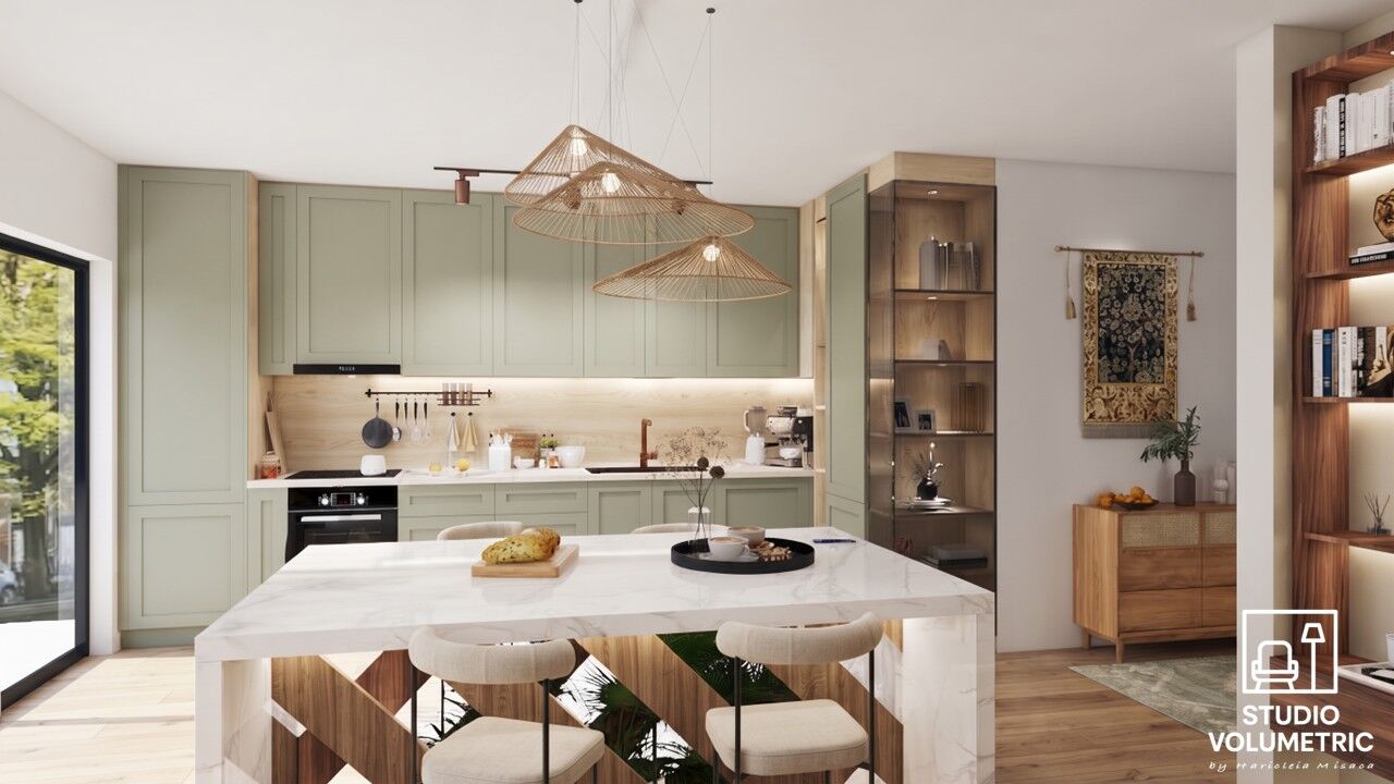 Boho Harmony & Gallery Hall — fotografie design interior Studio Volumetric, imaginea 12 din 18