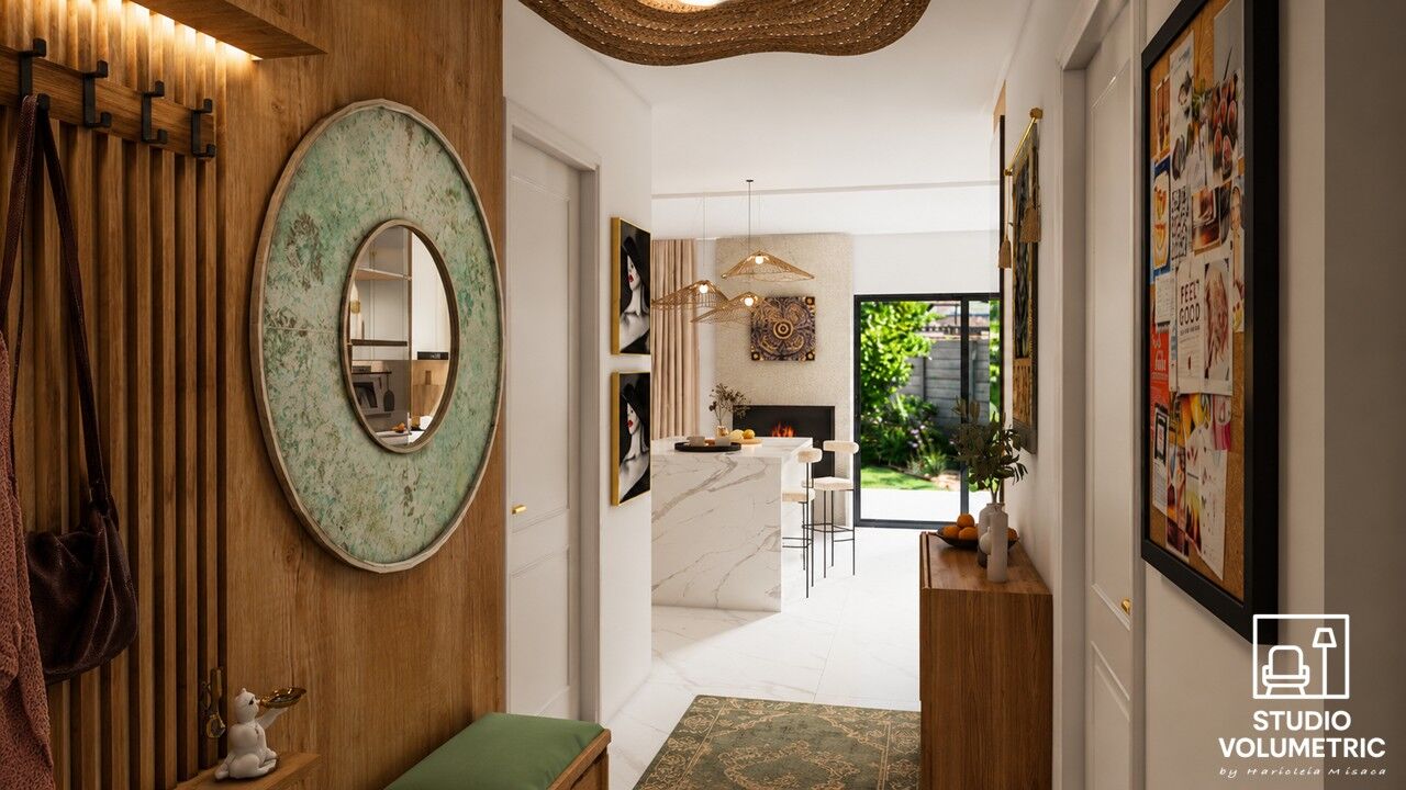 Boho Harmony & Gallery Hall — fotografie design interior Studio Volumetric, imaginea 16 din 18