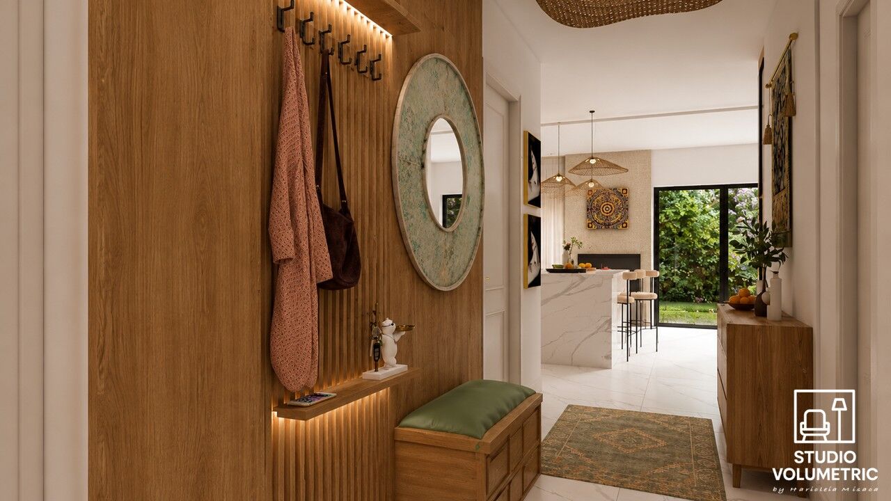 Boho Harmony & Gallery Hall — fotografie design interior Studio Volumetric, imaginea 17 din 18