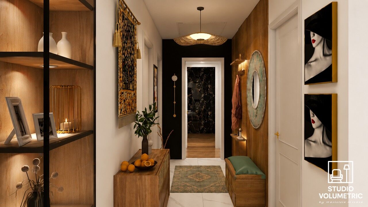 Boho Harmony & Gallery Hall — fotografie design interior Studio Volumetric, imaginea 18 din 18