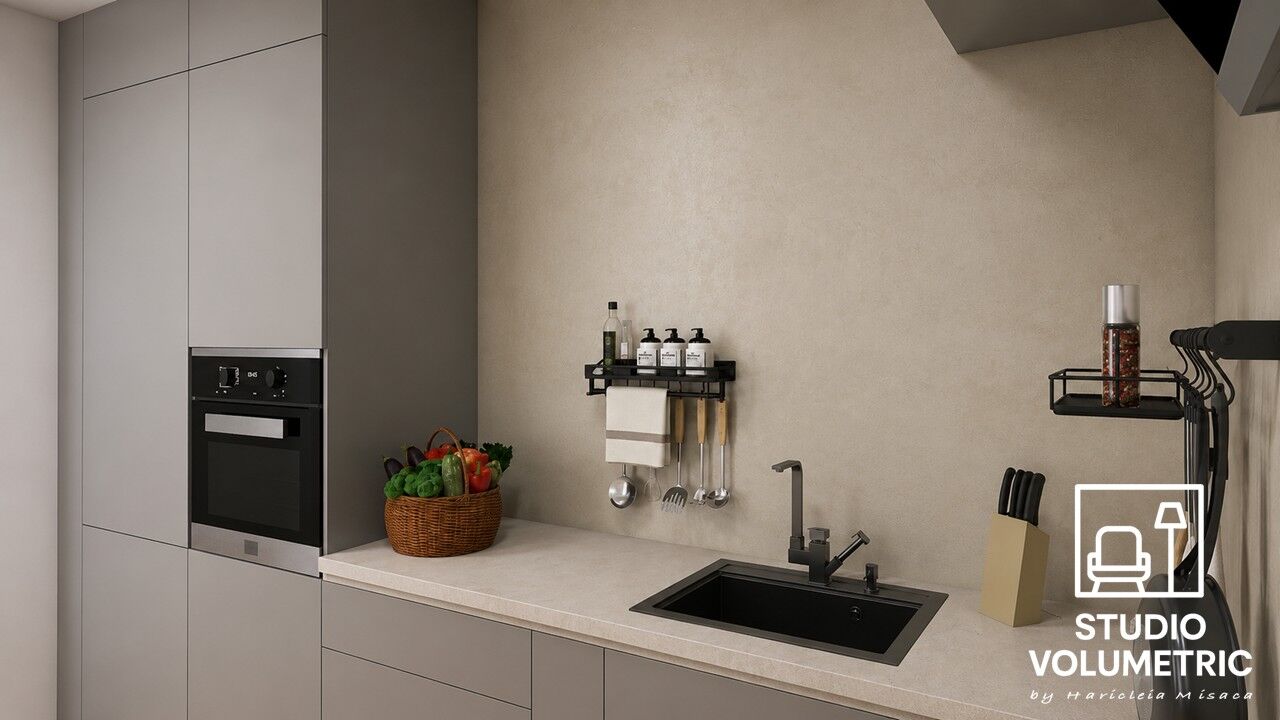 Bucătăria Colentina — fotografie design interior Studio Volumetric, imaginea 3 din 5