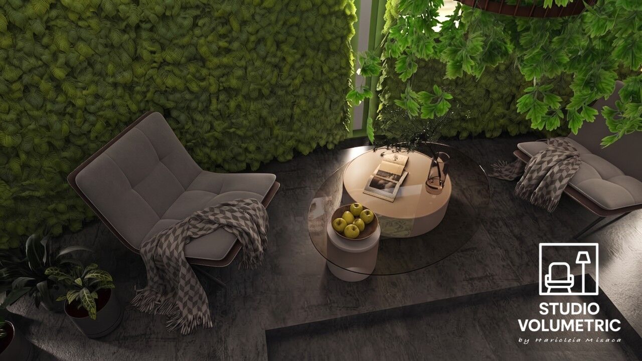 Office Barcelona — Verde & Tech — fotografie design interior Studio Volumetric, imaginea 6 din 6